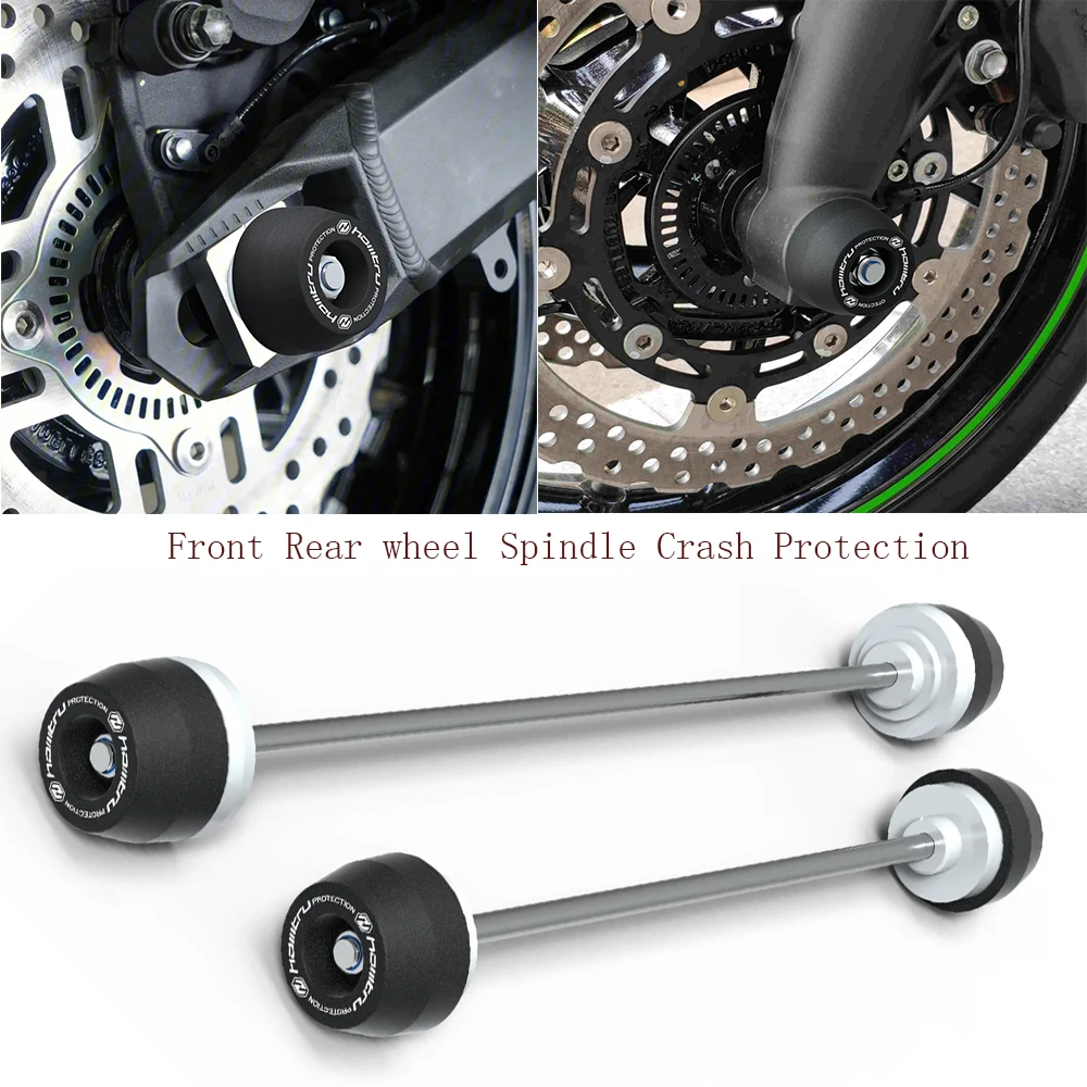 

For Suzuki GSX-R1000 GSX R1000 2022 GSX-R1000R 2017-2023 Front and rear wheel spindle protection slides Anti-collision device