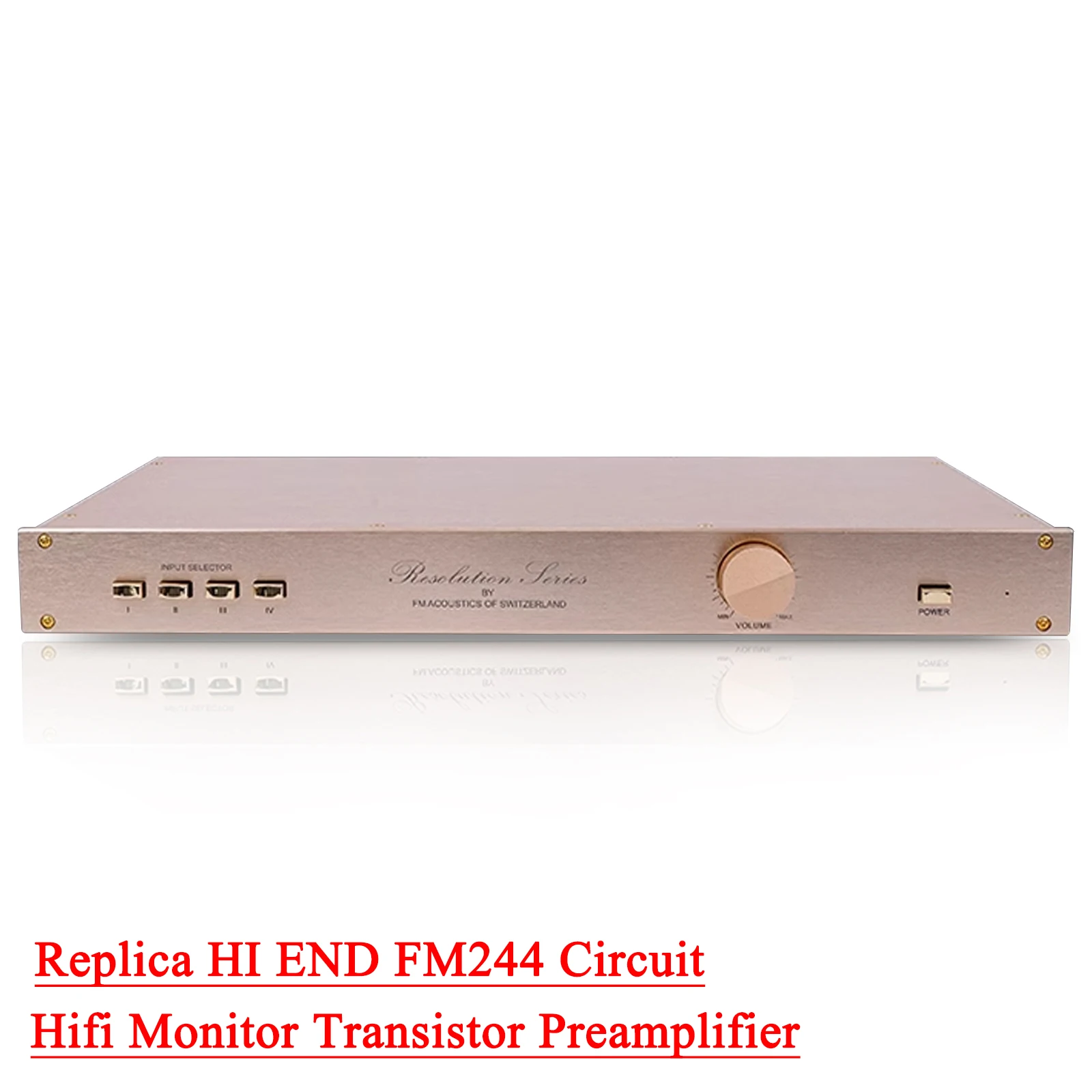 

SUQIYA Replica HI END FM244 Line Fever Pre-stage Transistor Amplifier Whole Machine Hifi Monitoring Pre