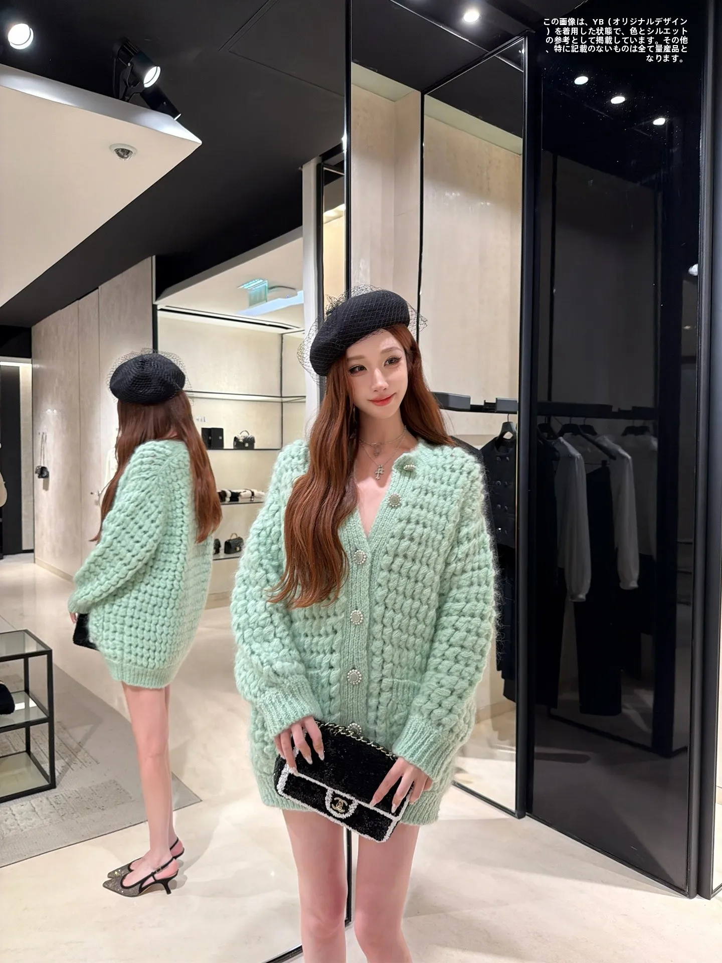 

Вязаный кардиган Vera Moon ручной работы, лимитированная серия, 6W, крупная вязка, мягкий акрил, длинный рукав, женский.