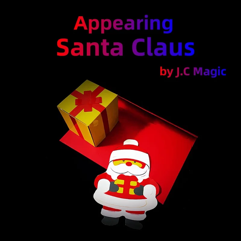 

Appearing Santa Claus by J.C Magic Tricks Gift Box Vanishes To Santa Christmas Magia Close Up lllusions Gimmicks Mentalism Props