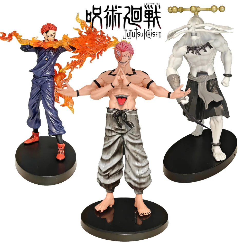 20cm Jujutsu Kaisen Anime Figure Itadori Yuji/Ryomen Sukuna/Makora Action Model Pvc Statue Desktop Ornament Collection Toys Gift