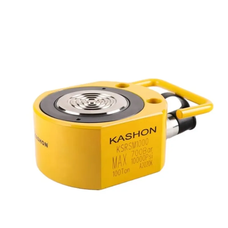 KSRSM-1000 Cilindro cric idraulico piatto da 700 bar 10000 psi Cilindro Ram da 100 tonnellate