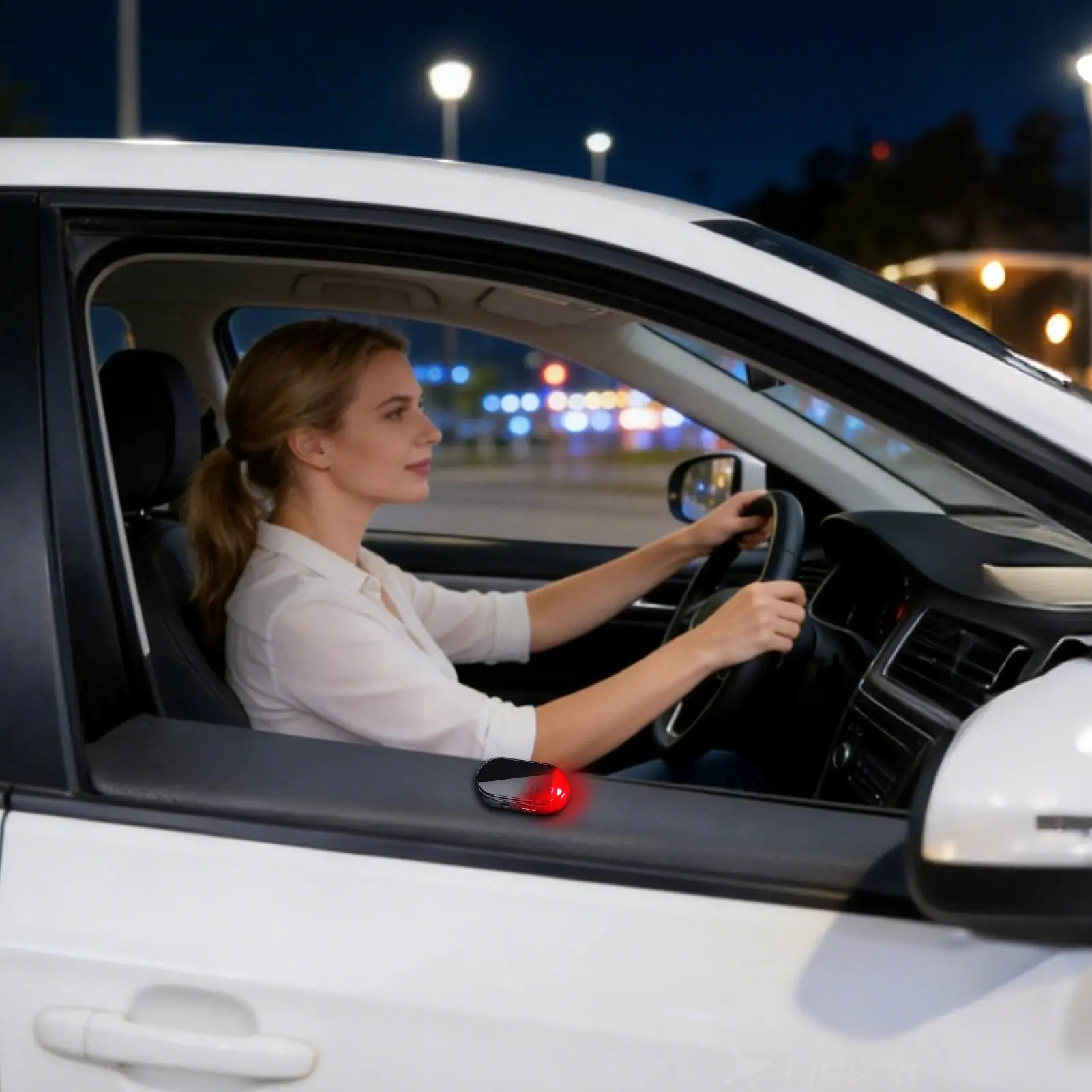 

Автомобильная сигнализация с фонариком, солнечной зарядкой и USB-портом, мигающая предупреждающая лампа безопасности для седанов, грузовиков, караванов, гаражей, ночного паркования