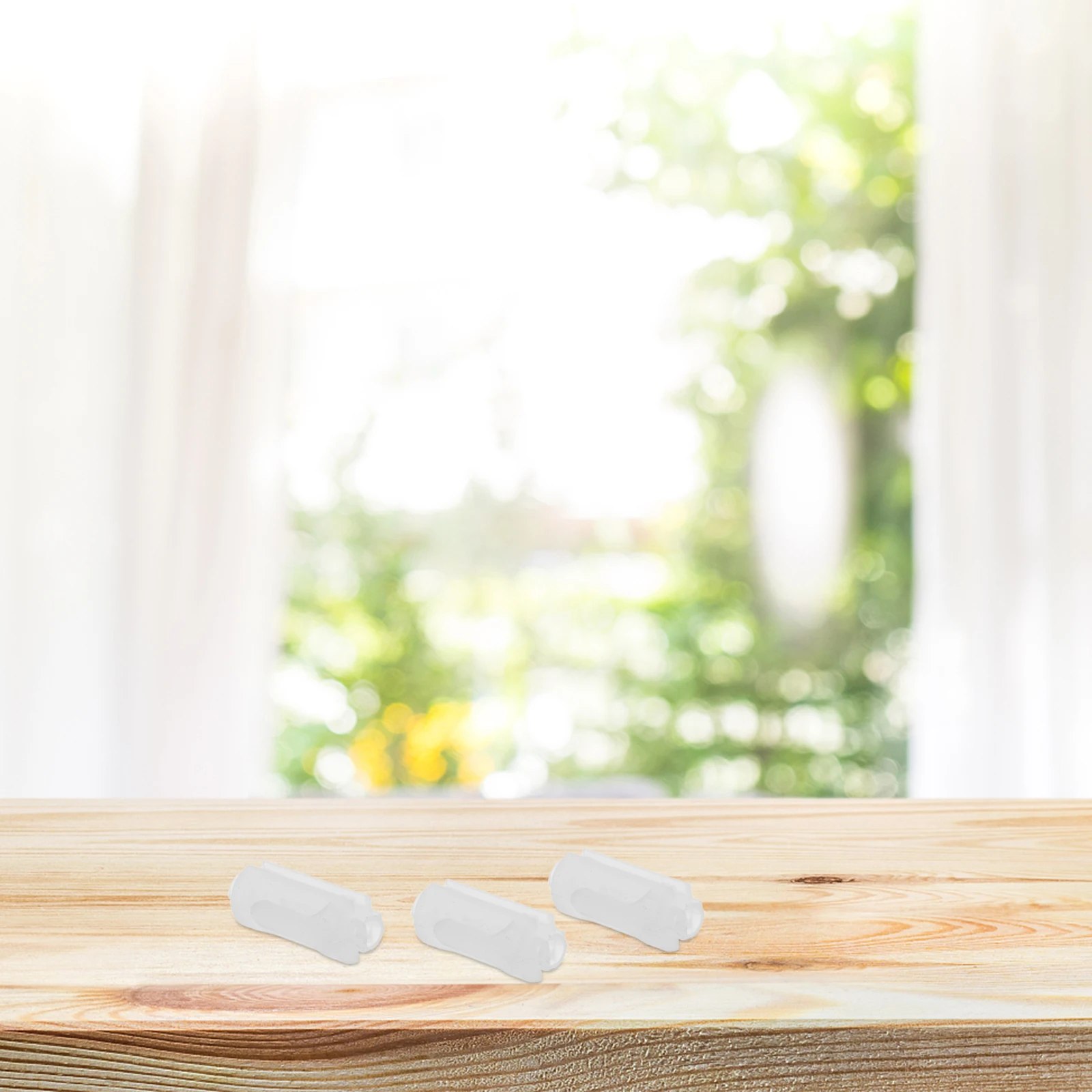 

15 Pcs Blinds Cord Winder Safety Cleats Holder Fixing Seat for Home Transparent