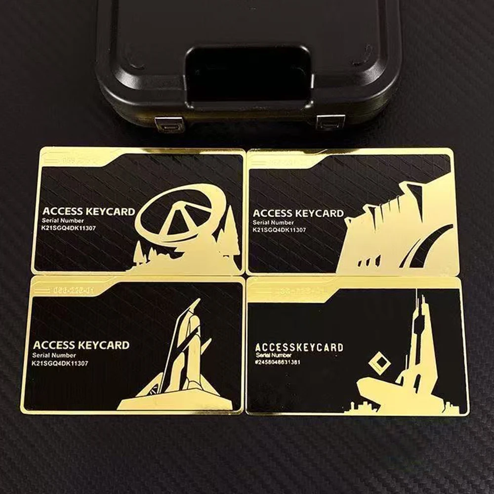 

Игра Delta Force Косплей Генеральный генеральный менеджер Доступ Клавиатура Опора задания NFC Золотой металлический ключ-карта Модель Реквизит Коллекция