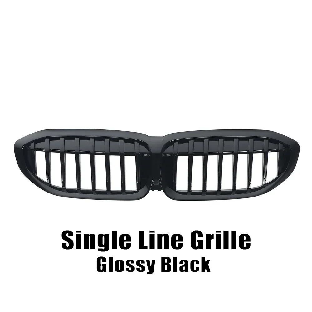 XVIP Front Bumper Kidney Grill Diamonds Style Grille For BMW 3-Series G20 G21 2019-2022 318i 320i 320d 330i 340i 340d M Sport image 3