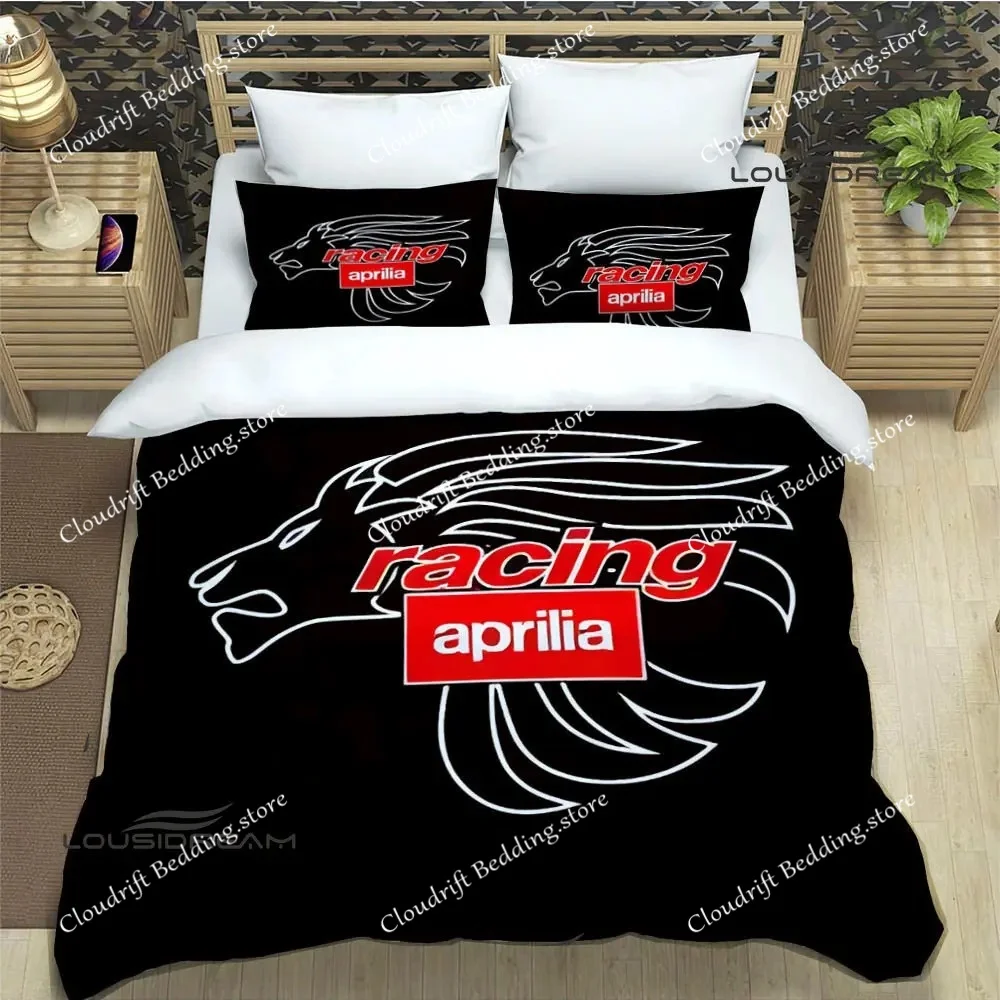 Aprilia Motorcycle Print Bedding Sets Exquisite Bed Supplies Set Duvet Cover Bed Comforter Set Bedding Set Luxury Birthday Gift