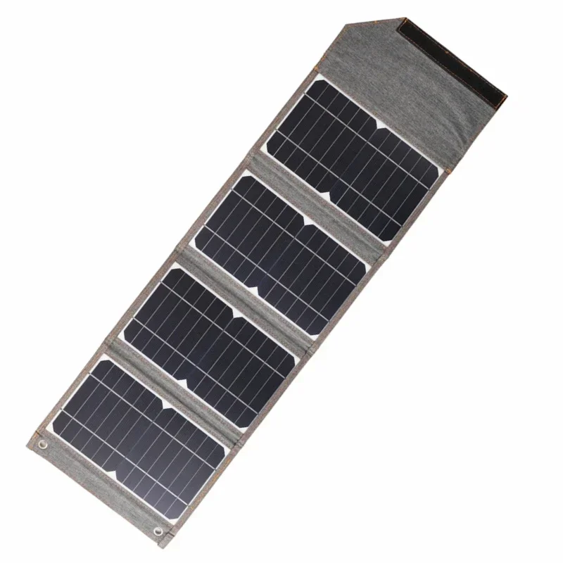 135W/110W Foldable Solar Panel USB Type-C 5V Solar Charger Portable Solar Cell Outdoor Phone Power Bank for Camping Hiking+Cable