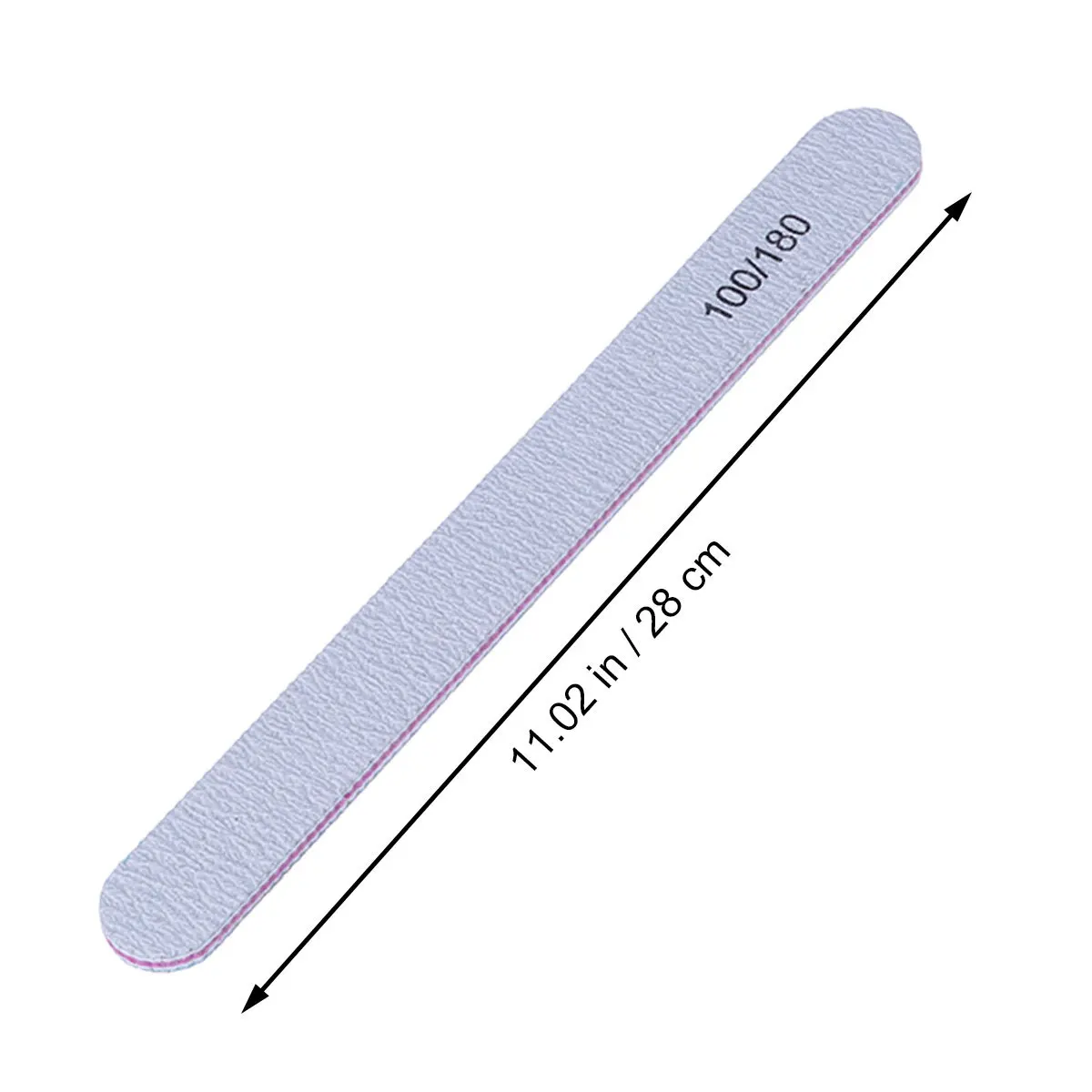 25 Stuks Dubbele Frosted Nagelvijl Gepolijst Bar Manicure Tool Voor Vrouwen Meisjes Chic Vormgeven Smoothing Natuurlijke Kunstnagels salon Gebruik