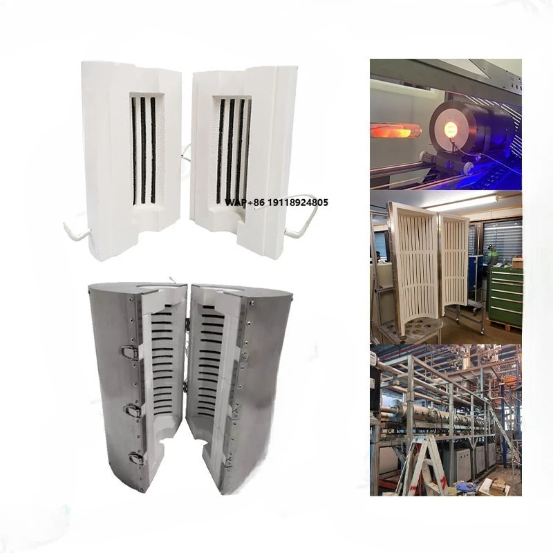 

Electrical Heater Ceramic Fiber Module Heater Cylindrical Ceramic Furnace With Heating Element