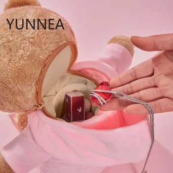 30ぬいぐるみクマ隠し室内金庫収納安全コンパートメント視力秘密スタッシュボックスのためのマネージュエリーキッズ人形クマ1個