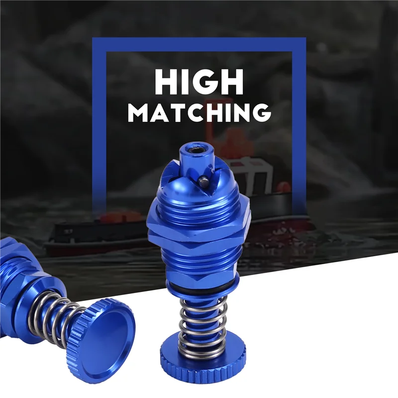 A45F-2Pcs 35Mm hauteur pousser Butto trappe cabine ressort couvercle serrure pour RC bateau corps coque pièces de rechange