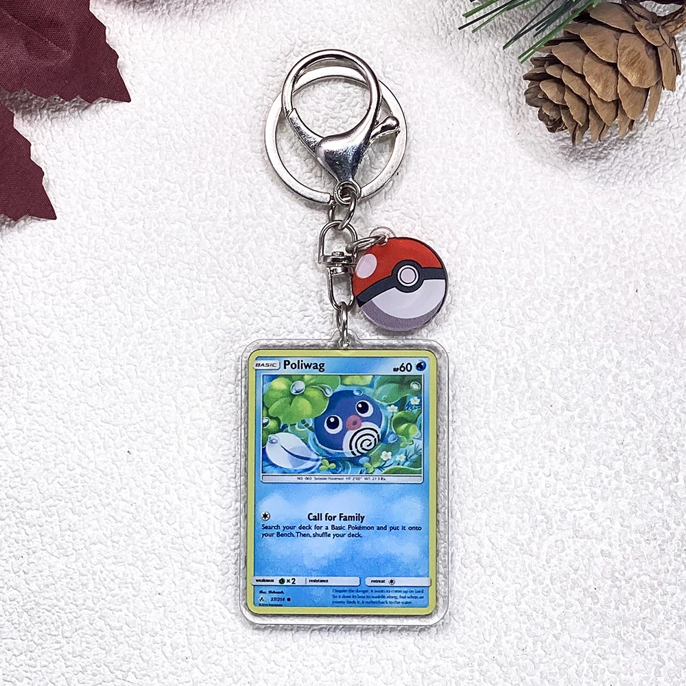 Pokémon Pikachu Bulbasaur Eevee Squirtle Niedlicher Schlüsselanhänger, Zubehör, Acryl-Anhänger, Anhänger für Tasche, Schlüsselhalter, Rucksack-Dekoration – Detail 27