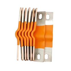 Lifepo4 Battery Flexible Busbar 72mm 300A Lithium Battery Straps Clips Stud Connecting Bars Pure Copper For LFP 280K 230Ah 280AH