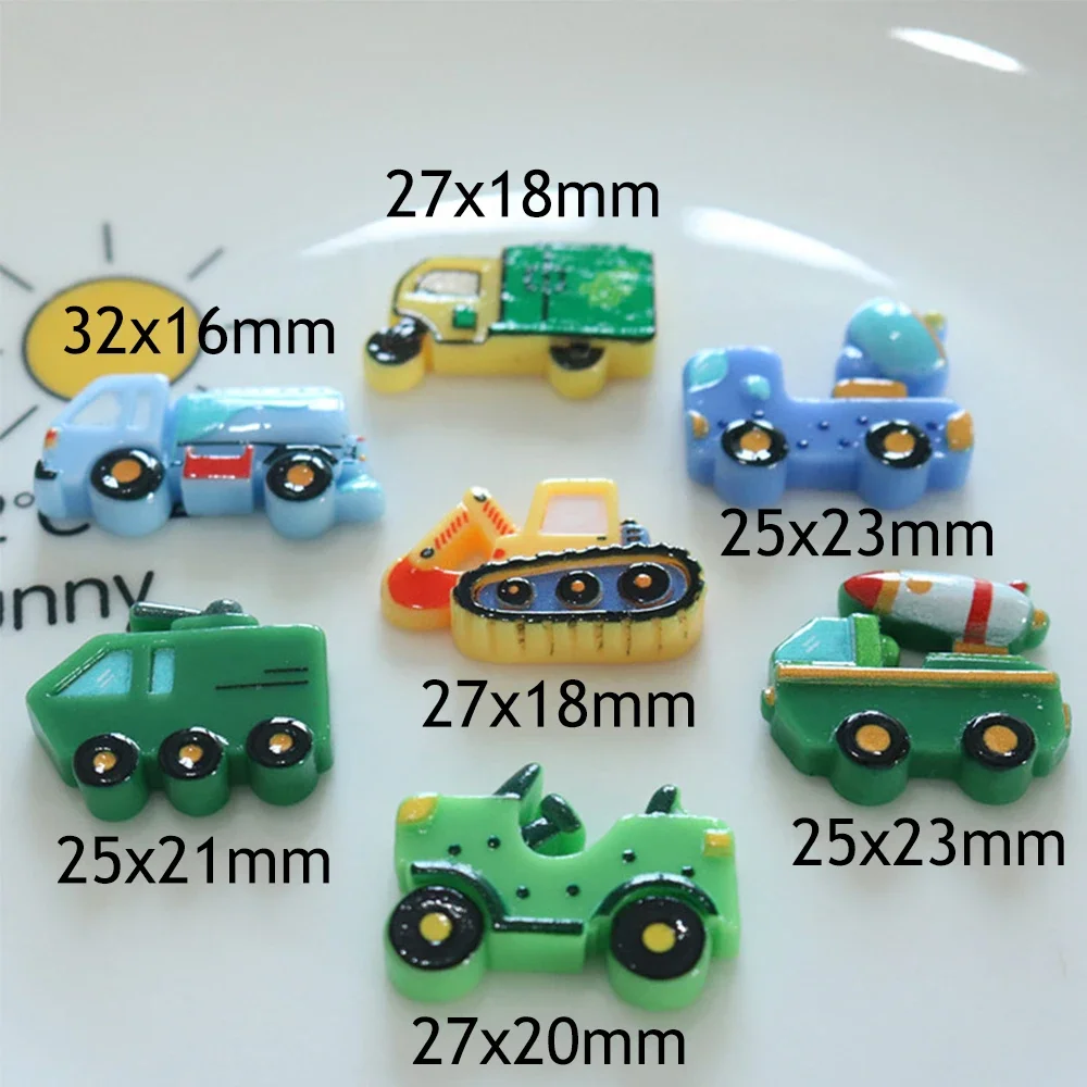 10PCS Shiny Sprinkler Series Miniature Resin Flat Back Cabochons For Hairpin Scrapbooking DIY Home Decor Craft Accessories