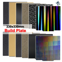 330x330mm PEI Spring Steel Sheet Flexible Print Build Plate Removable Surface Platform For ELEGOO Neptune 4 Plus 3D Printer