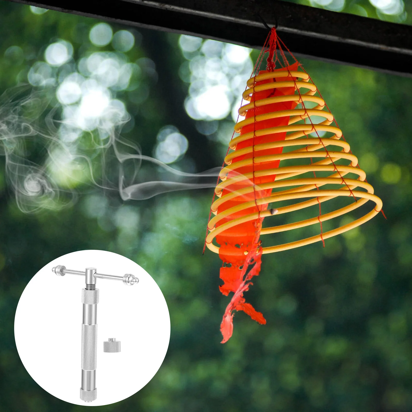 

Clay Extruder Incense Stick Maker Portable Metal Mold Manual Ergonomic DIY Incense Squeezer Tool Clay Extruder