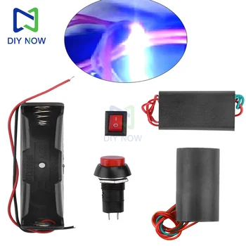 DC3.7-6V 2A 200KV 高電圧発生器パルスアーク発生器点火コイルモジュール正方形/円形ブーストブーストモジュールセット