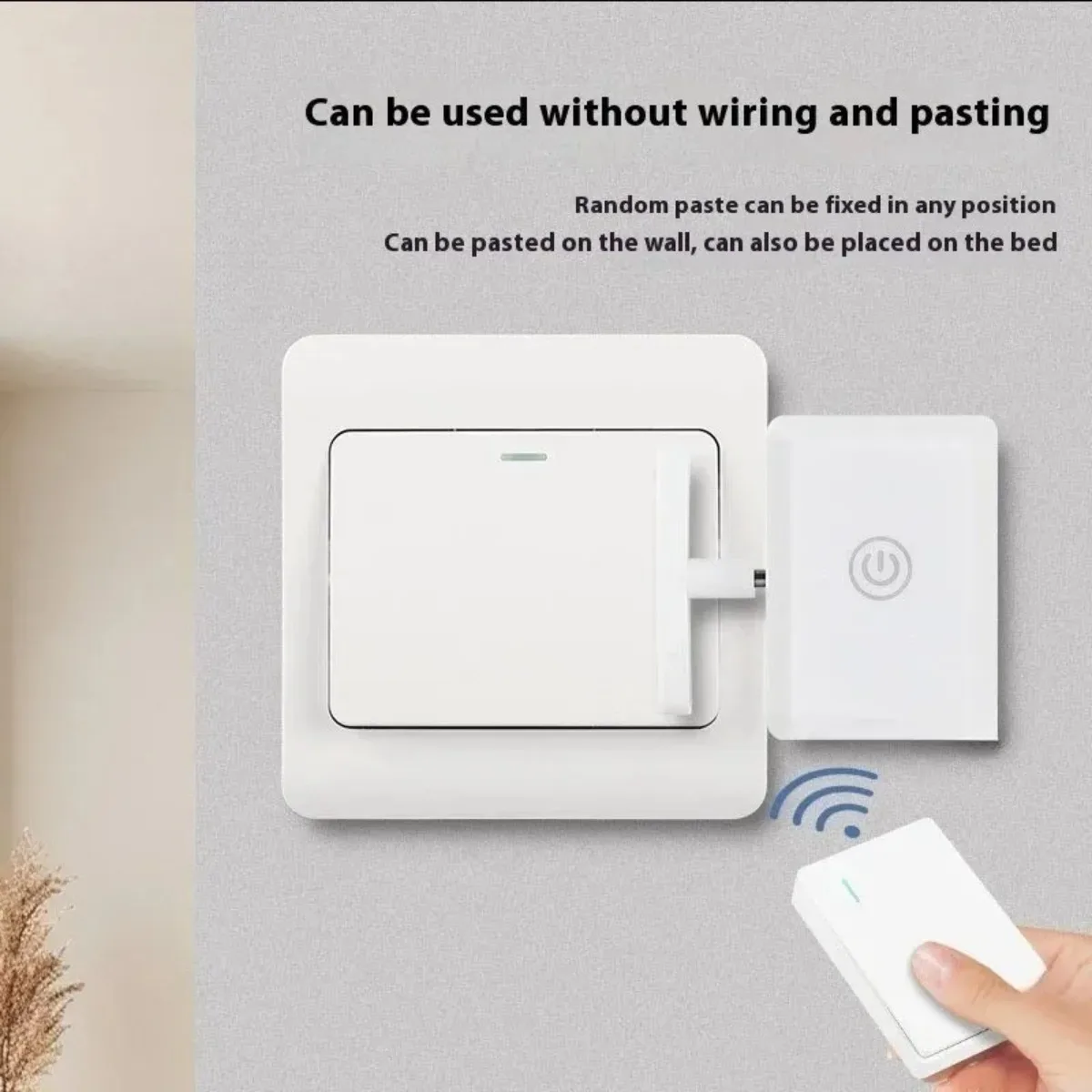 Wireless Control Light Switch Off Tool Automatic Button Pusher Intelligent USB Rechargeable Lazy Remote Control Switch for Home