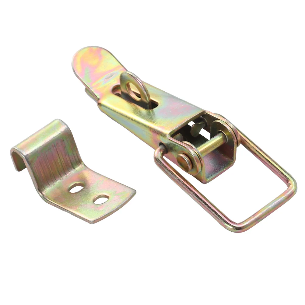 

2 set Carriage Truck Door Latch Heavy Duty Spcc Metal Draw Latch Durable Hold Down Hasp For Trailer Truck Door Utility Trucks