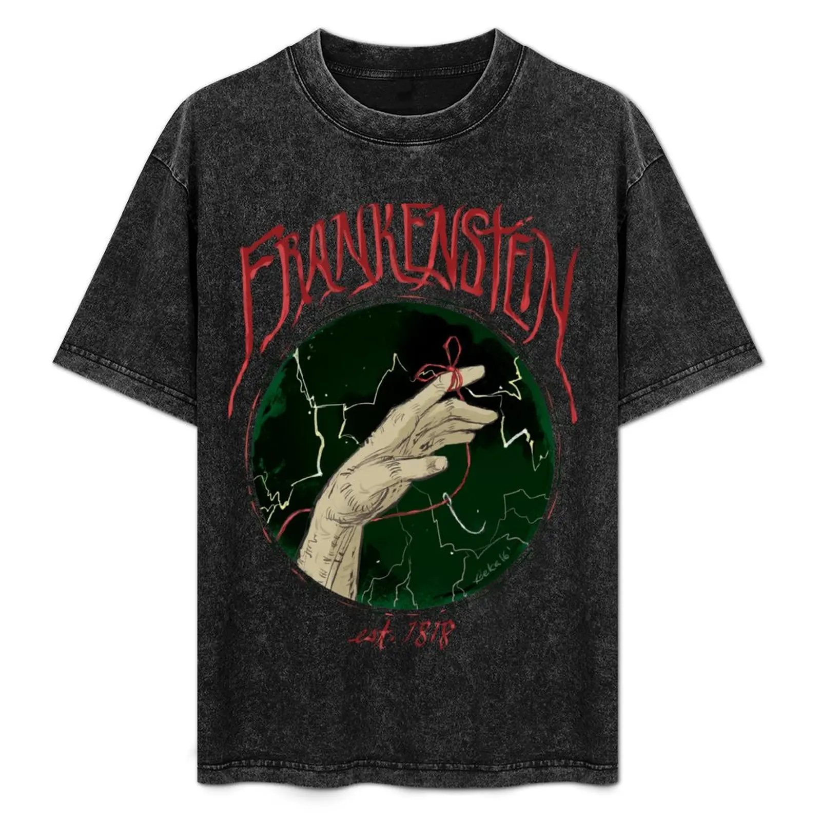 Frankenstein--Remember Me T-Shirt Casual Loose Fit Short Sleeve T-Shirt