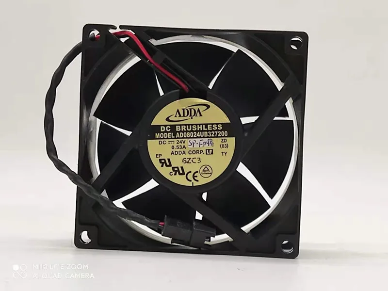NEW ORIGINAL AD08024UB327200 24v 0.53A 8032 80x80x32mm COOLING FAN RADIATOR