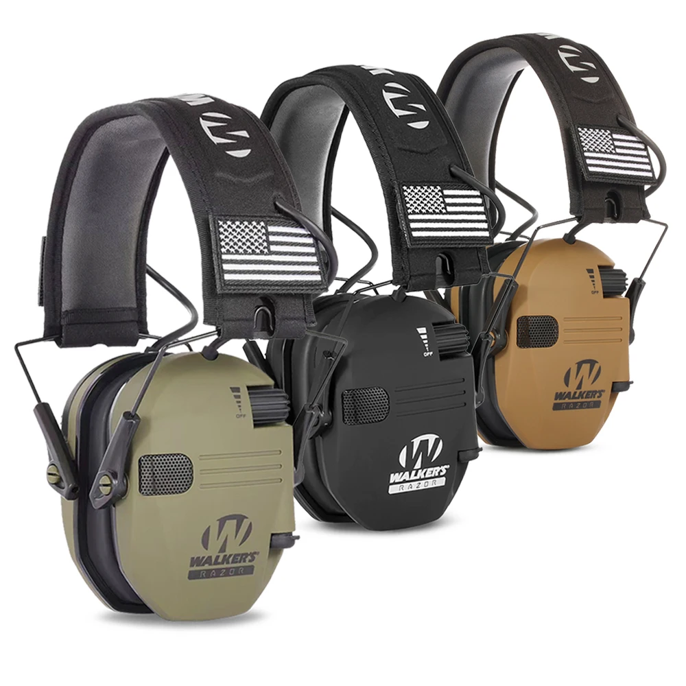 WK Gun Range Shooting Active Headset Headphones for Hunting Electronic Hearing Protection Ear Protect Noise Reduction Earmuff