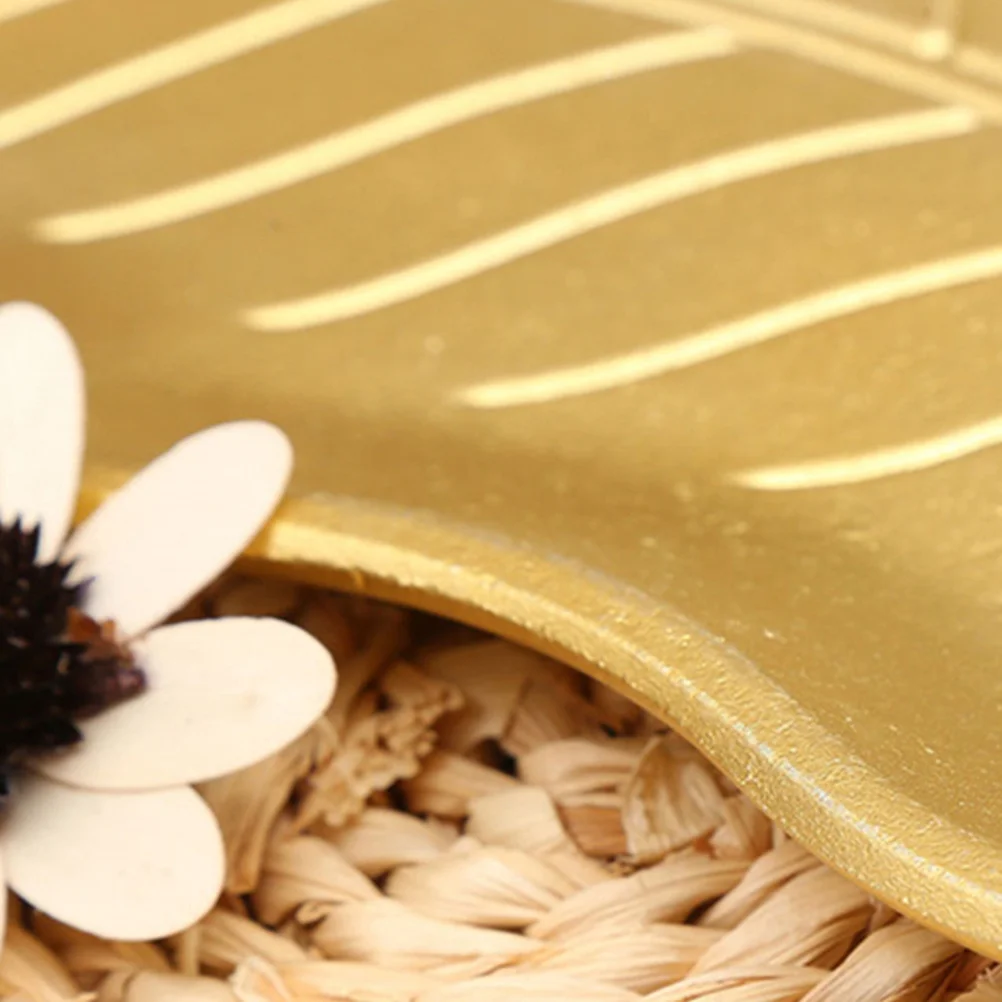 

Table Decoration Snacks Storage Dish Creative Wooden Muslin Dessert Candy Ramadan Tray