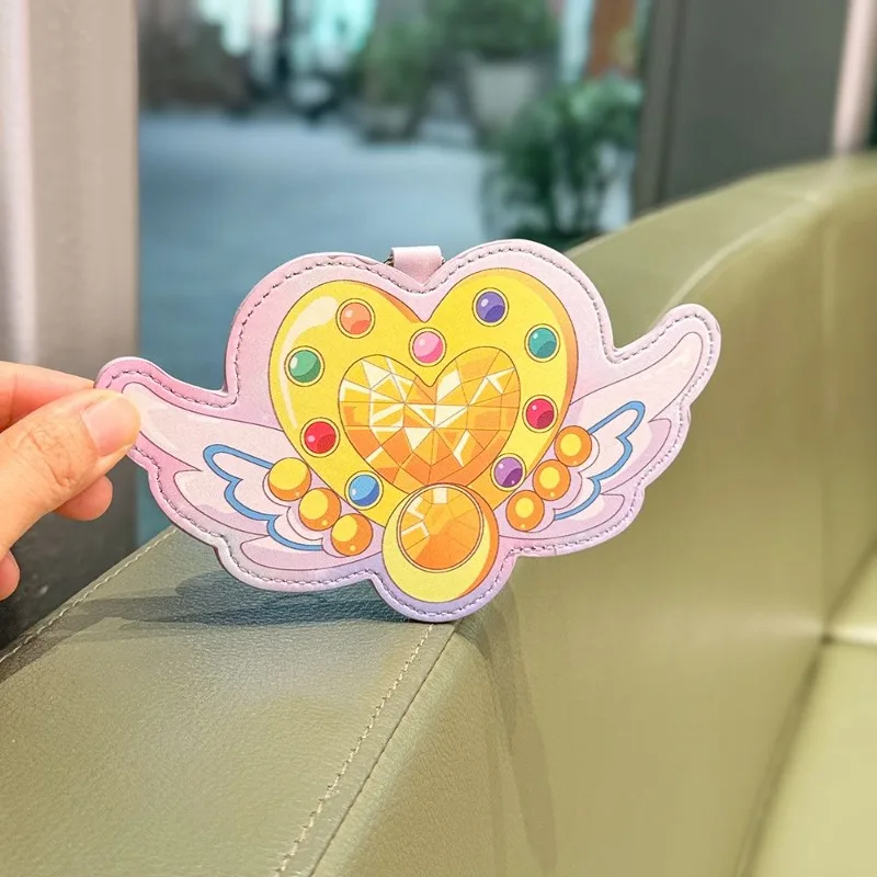 

Sailor Moon Originality Cartoon Tsukino Usagi Transformer Kawaii Bus Card Campus Card Document Protection Cover Decoration