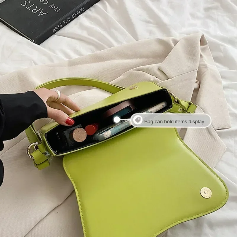 2024 hot sell New Luxury Designer Shoulder Crossbody Bag for Women Leather Trend Female Underarm Bag Fashion Purse Flap Handbags