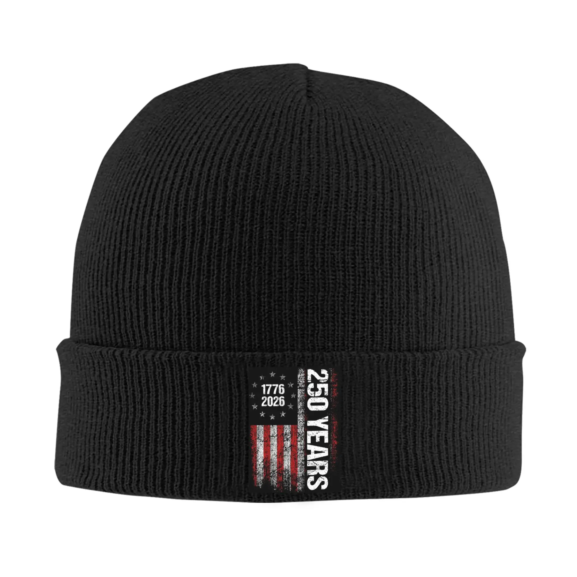 1776 2026 America 250 Years Independence Anniversary Design Winter Skullies Beanies Hat Knitted Hats Bonnet Caps for Women Men