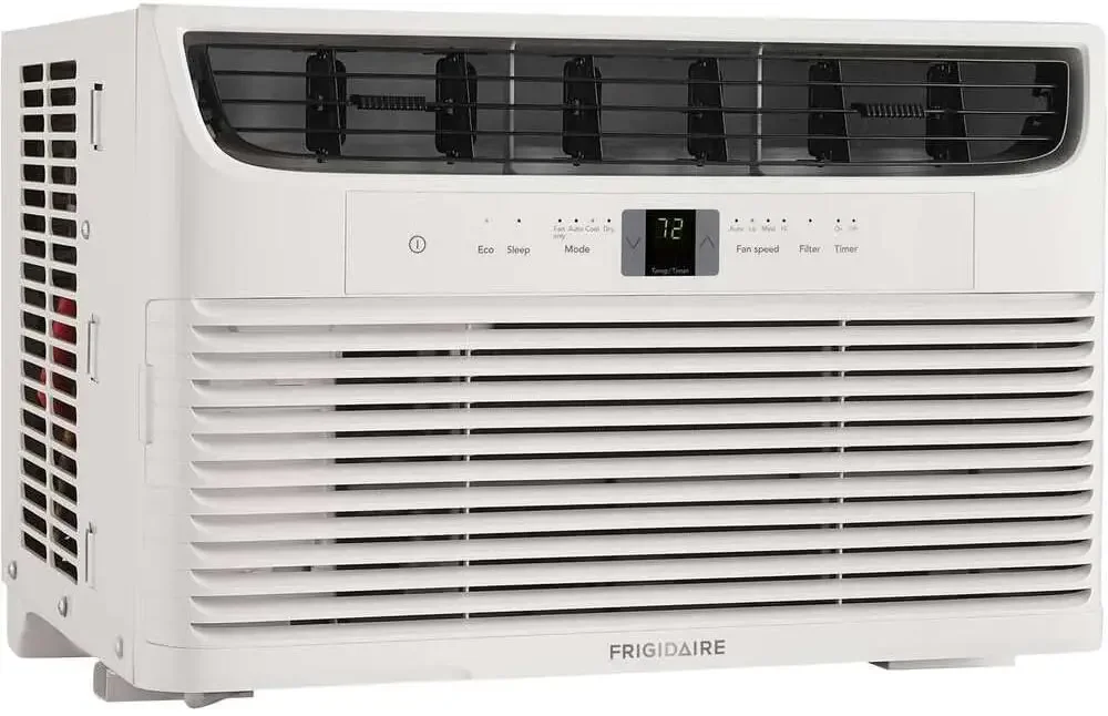 FFRA062WAE Window-Mounted Room Air Conditioner, 6,000 BTU with Multi-Speed Fan, Sleep Mode, Programmable Timer, in Wh