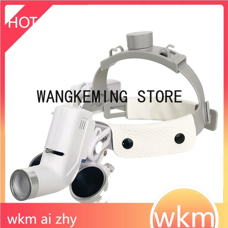 

den tal Loupe 2.5 3.5x 420mm Working Distance Lab Medical Magnification Binocular Helmet Head-Mounted Magnifier Surgery Surgica