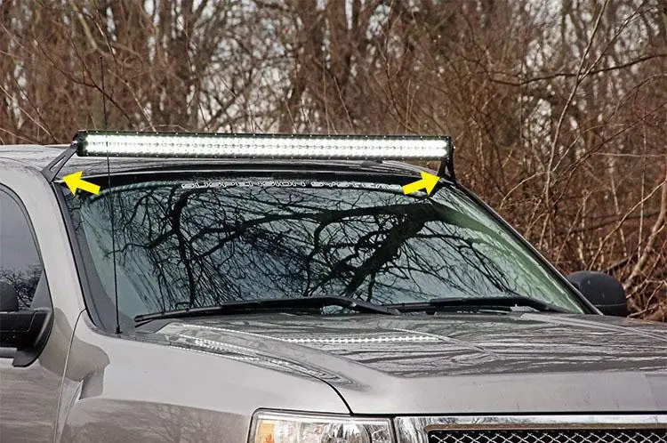 Car Offroad Upper Windshield Mounts 50\