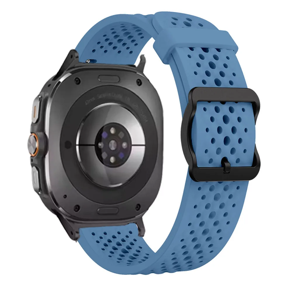 Sport Breathable Bracelet For Samsung Galaxy Watch 8/8Classic 40/44/46mm Strap For Galaxy Watch Ultra 47mm Silicone Watch Strap