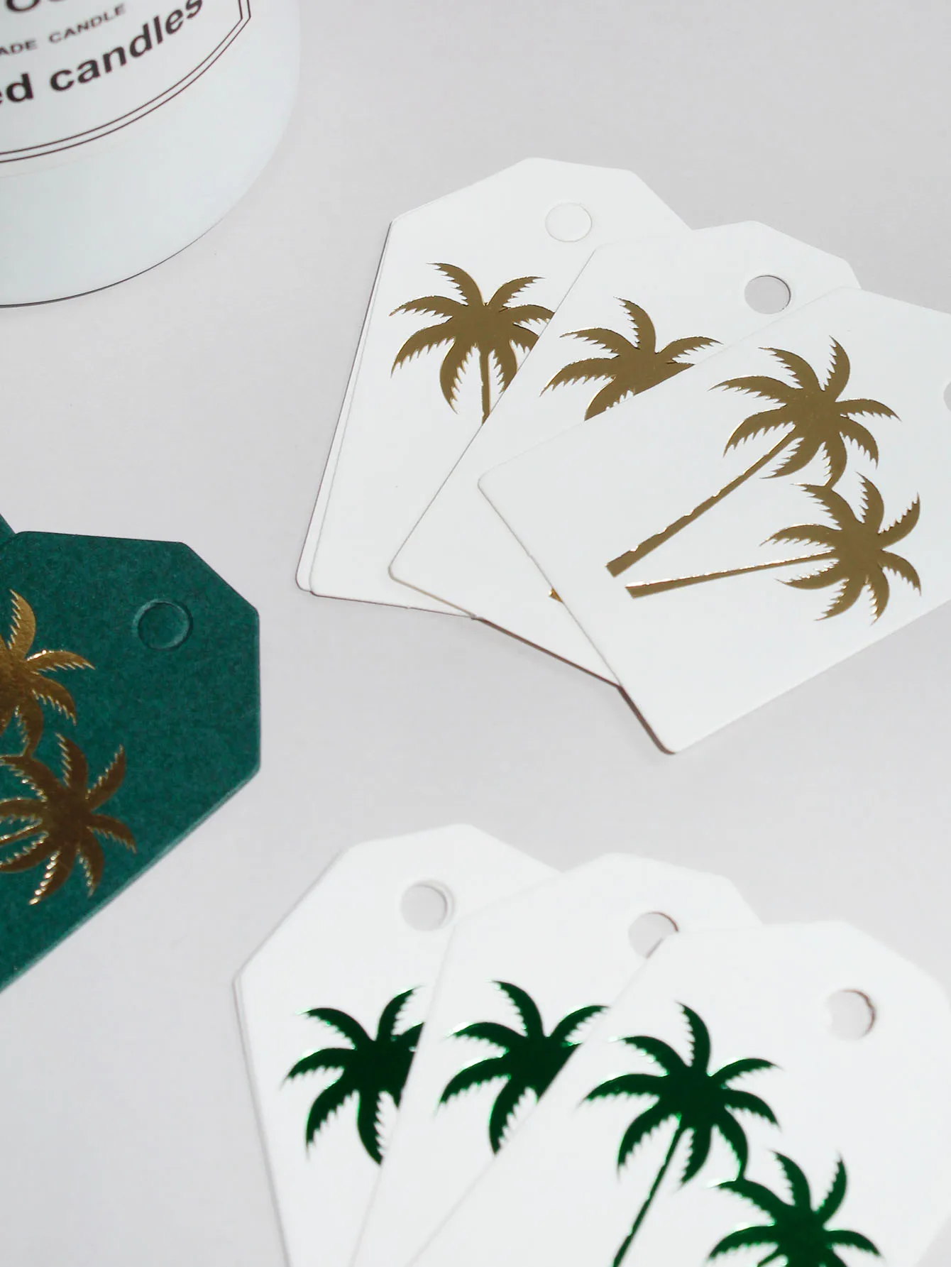 20/50100pcs palm Tag Paper Tags Handmade palm Tag Labels for DIY Craft Gift Packaging Hang Tag Paper Label