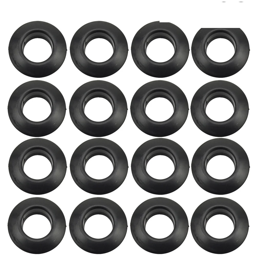 

4Set Kayak Drop Ring Premium Plastic Durable Sturdy Lightweight Paddle Accessory for Canoeing Canoe Black