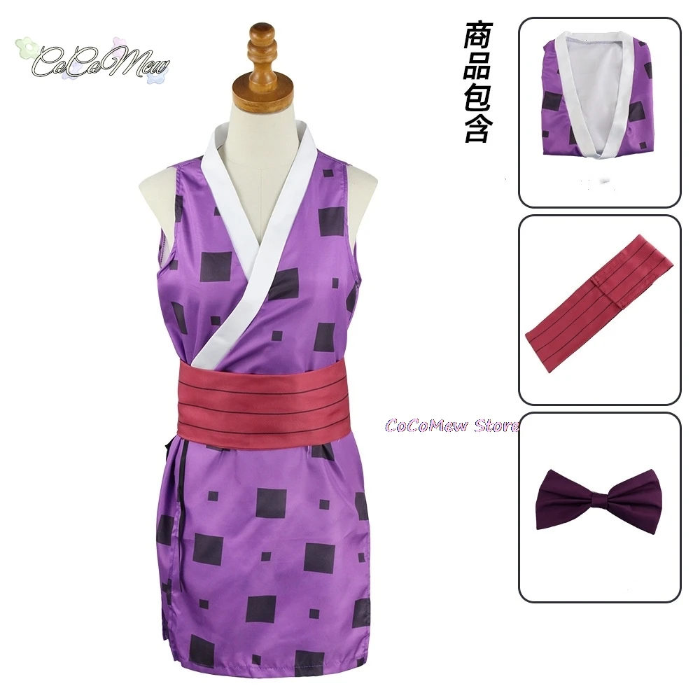 Anime hinatsuru makio suma cosplay traje uzui tengen esposas quimono uniforme sexy vestido entretenimento distrito arco
