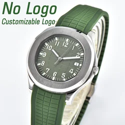 41mm NH35 Men's Automatic Mechanical Watch Stainless Steel case Sapphire Glass 100m Waterproof Single Calenda Customizable Watch