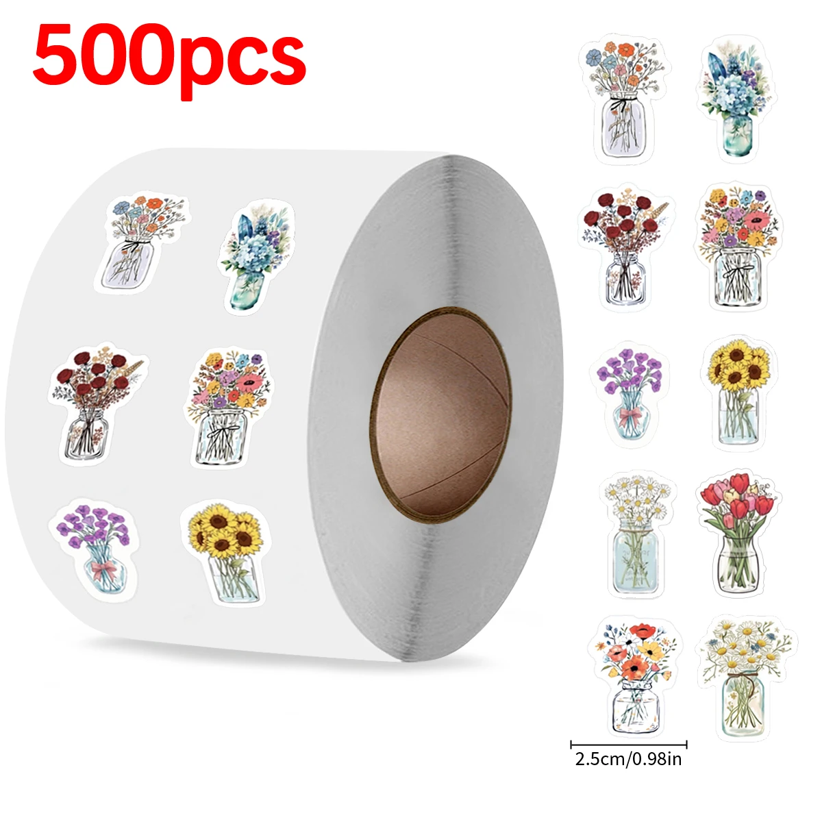 500pcs cartoon stickers excavator fire truck train bee pot rainbow sunflower cute waterproof children encouragement