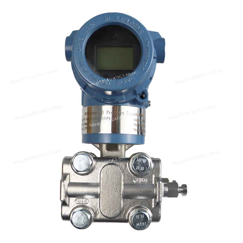 3051 Precision Differential Pressure Transmitter Explosion Proof with Digital Display for Liquid Level Single Silicon Sensor