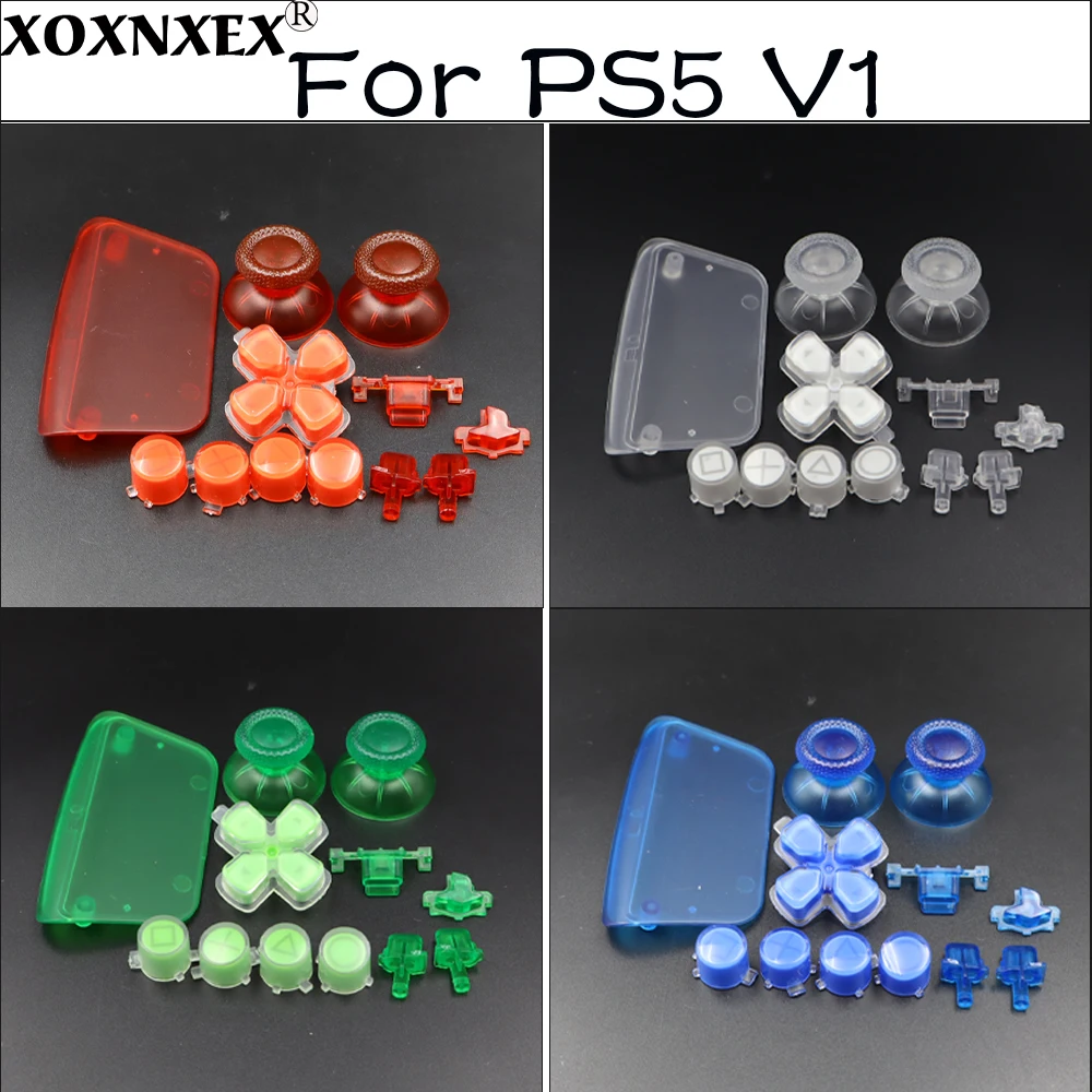 Para ps5 jogo alça de substituição diy botão colorido controlador polegar vara analógico kit reparo para controlador ps5