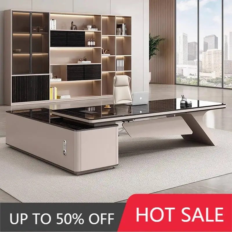 Storage Strong Executive Office Desk Wood Manager Cheap Modern Executive Office Desk Luxury Large Mesa De Escritorio Mesa Office