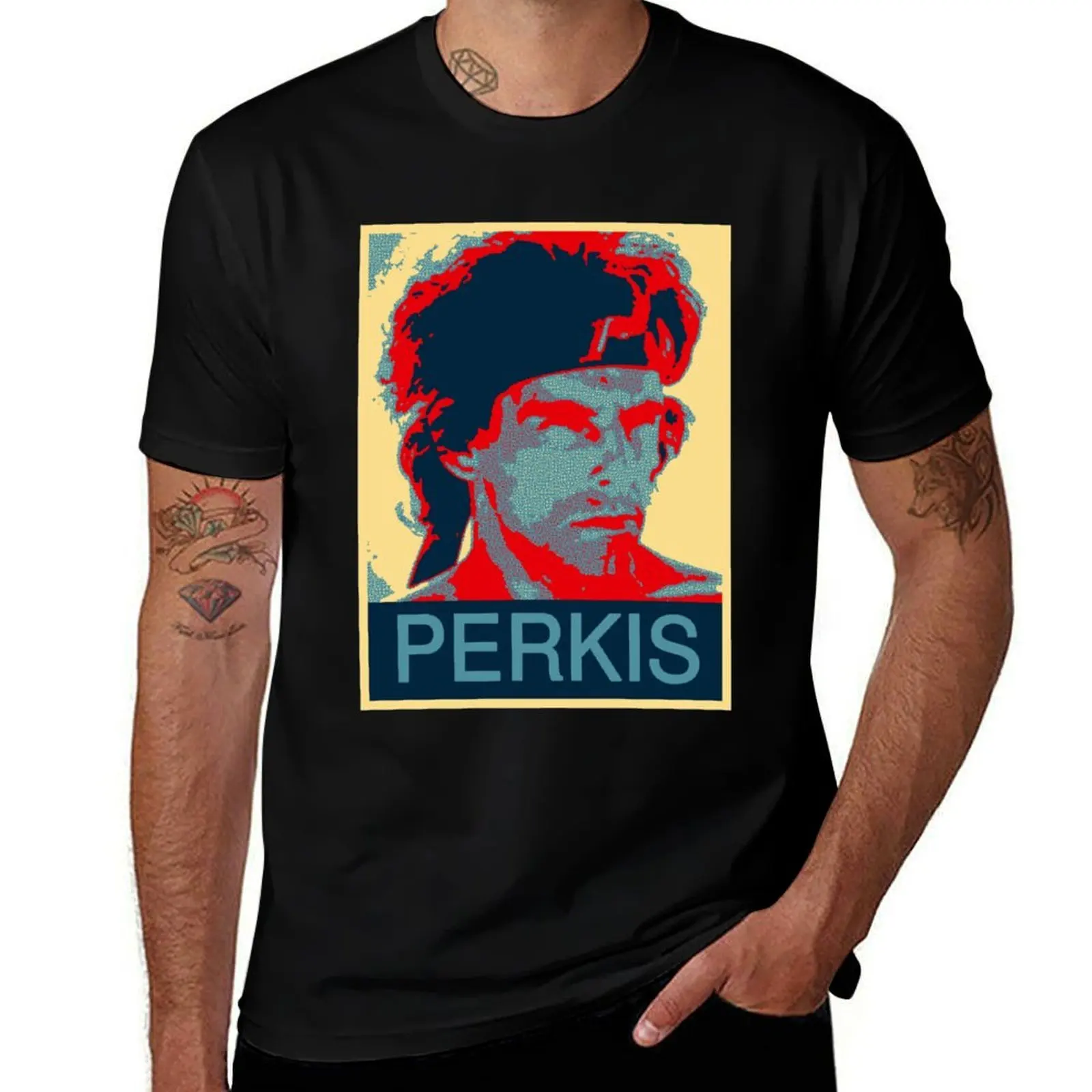 Tony Perkis T-Shirt Quick Dry Sports Short Sleeve Tee T-Shirt