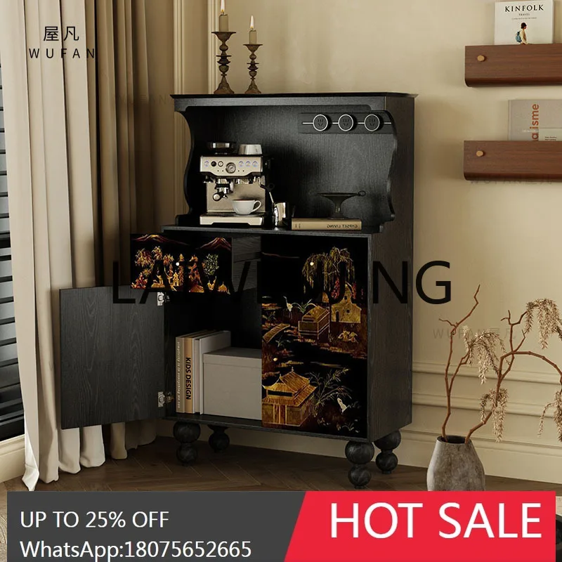 RWJ متعددة الوظائف غرفة المعيشة مدخل مدخل خزانة الطابق الدائمة الزينة خزانة الشاي #3