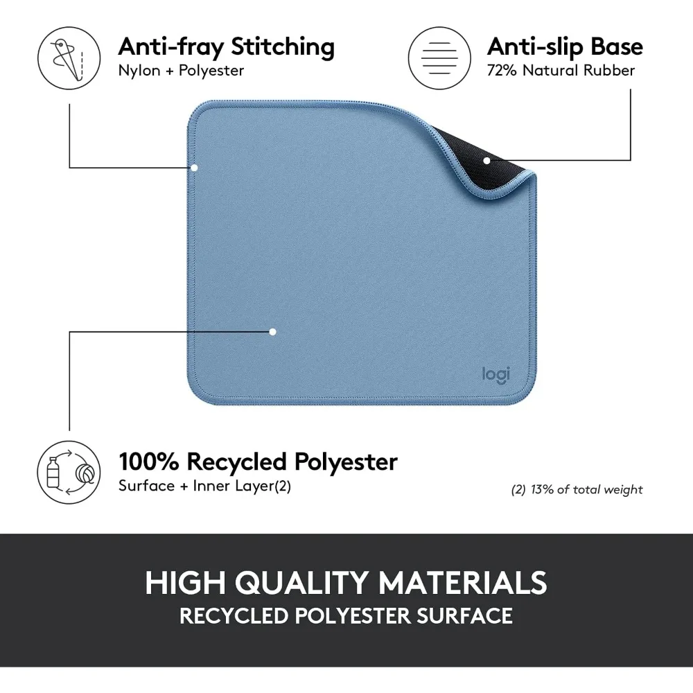 Pad - Studio Series, Computer Mouse Mat with Anti-Slip Rubber Base, Easy Gliding, Spill-Resistant Surface, Durable Materials