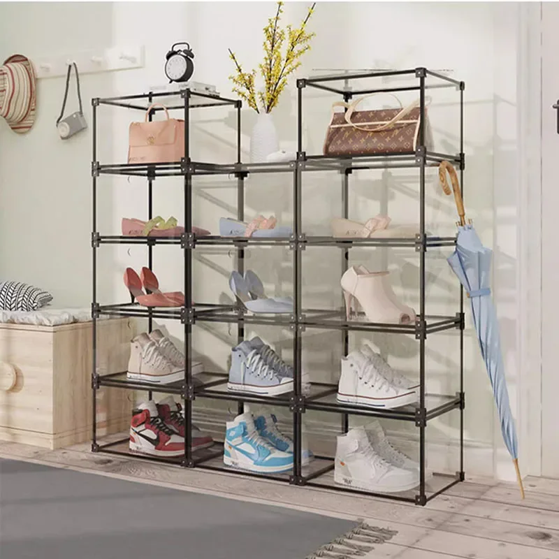 Transparent Display Shoe Cabinet Living Room Organizer Rack Shoe-shelf Home Furniture Cupboards Shoes Armoire Cabinets Acrylic