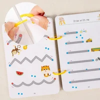 Reusable Magic Tracing Workbook with Pen & Eraser - Tracing Book for, Drawing Practice, Writing Skills & Hand-Eye Coordination 4