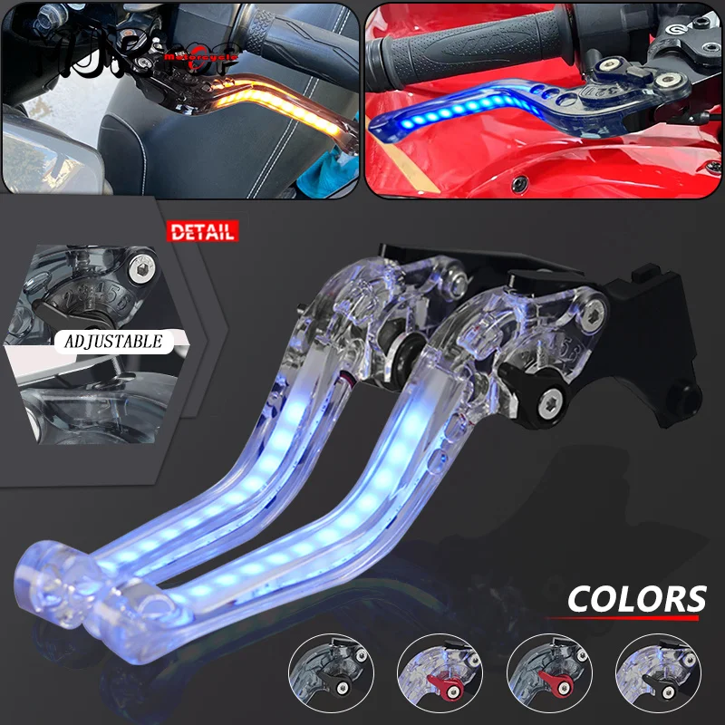 For scrambler cafe racer Scrambler Desert Sled 400 Motorcycle Always-on Signal Turn Light Adjustable Brake Clutch levers