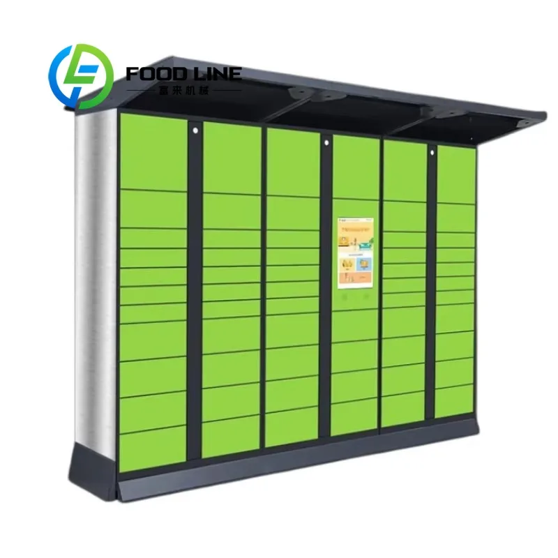 Package Locker Heavy Duty Electronic Package Locker, Easy Background Statistics, For Logistics Point Parcel Safe Storage Service